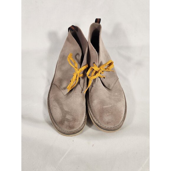 Clarks Desert Trek Mens Chukka Boot Suede Leather Comfort Luxe Neutral 10 main image 11